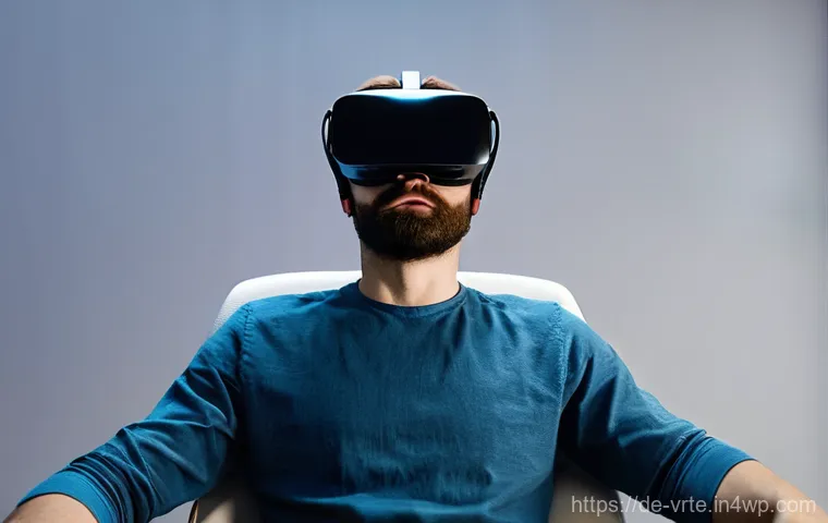 가상현실 재활치료와 심리 치료의 통합 - **VR Stroke Rehabilitation: Virtual Fruit Picking**
    A wide shot of an adult, approximately 60-70...